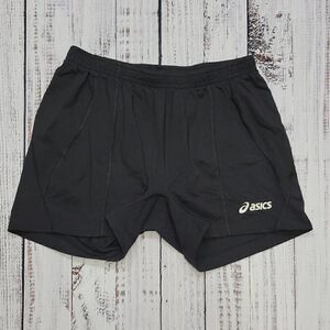 Asics Women's Large Black Athletic Gym Workout Running Cycling Exercise Shorts
